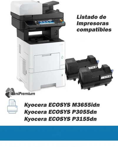 Toner Generico Para Kyocera Tk-3182 P3055dn M3655idn P3155dn