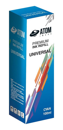 Tinta Atom Cyan Universal (100 Ml)