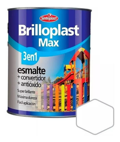 Brilloplast Max 3 En 1 Esmalte Convertidor Sinteplast 250ml