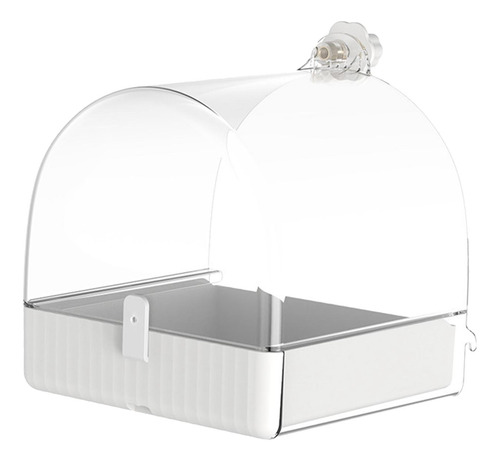 Jaula De Baño Para Pájaros, Jaula Transparente Para
