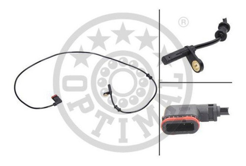 Sensor Rotações Do Abs Tras. Esq Mercedes C180 2.0 2000-03