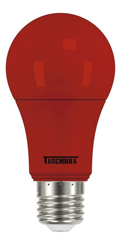 Lampada Led Bulbo Taschibra 5w Tkl Vermelha 11080392