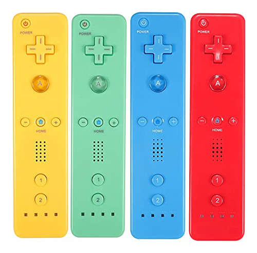 Controlador Yosikr Wii Pack De 4, Controlador Wii Remote Con