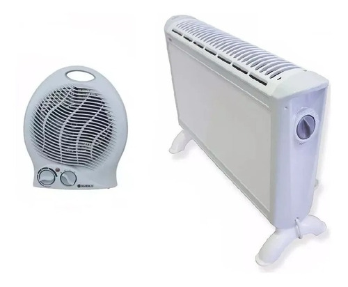 Combo X 2 Convector + Caloventor Estufa Bajo Consumo Abasto