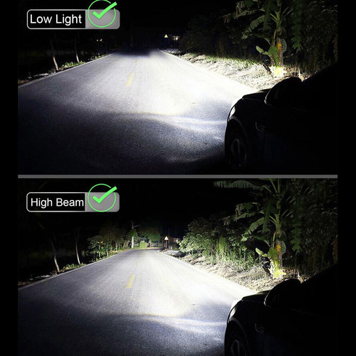 Bombilla De Faro Led Automotriz Ip68 A Prueba De Agua 6000k