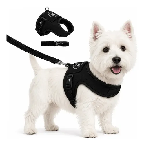 Peitoral coleira guia pet cachorro colete anti puxão tamanho 1 co...