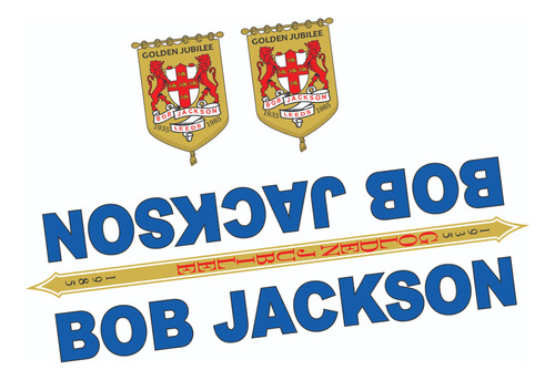 Adesivos Antiga Bicicleta Bob Jackson Mod 1