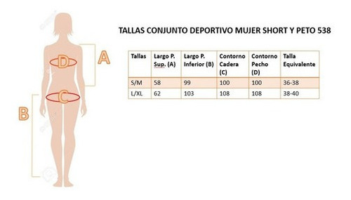 Conjunto Deportivo Mujer Algodón. Short Y Peto. Running. 084
