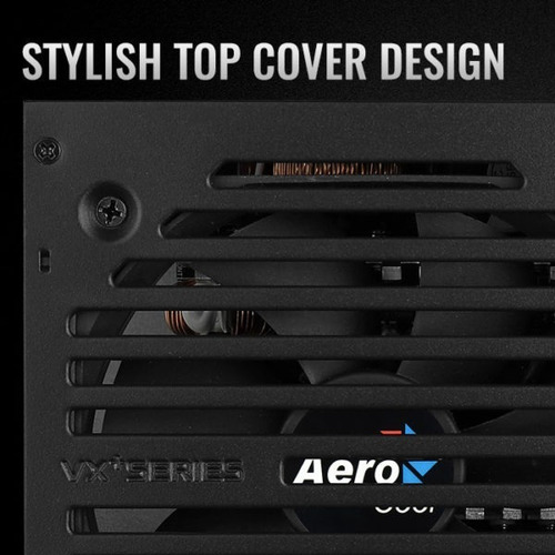 Fuente De Poder Aerocool Vx-500 Plus 500w Reales Con Caja