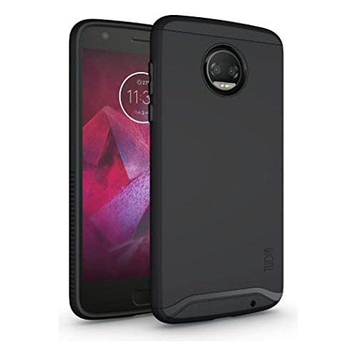 Estuche Moto Z2 Force, Slimfit Heavy Duty Merge Extreme Fund