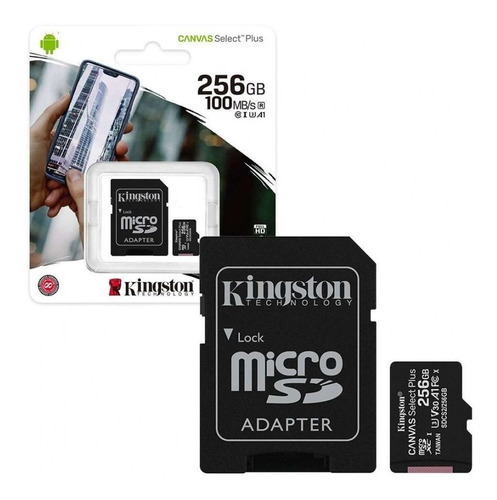 Memoria Micro Sd Kingston Canvas 256gb Sdcs2/256gb