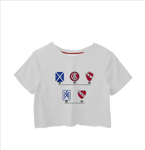 Remera Independiente Mujer Fanáticos Prod Licencia Oficial