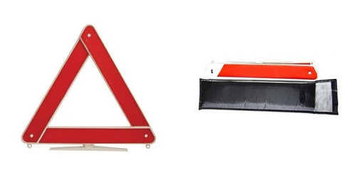 Kit Capa Protetora Para Triângulo + Triângulo De Segurança