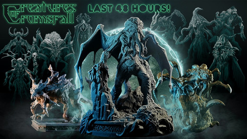 Archivo Stl Impresión 3d - Cthulhu - Creatures Of Cromsfall