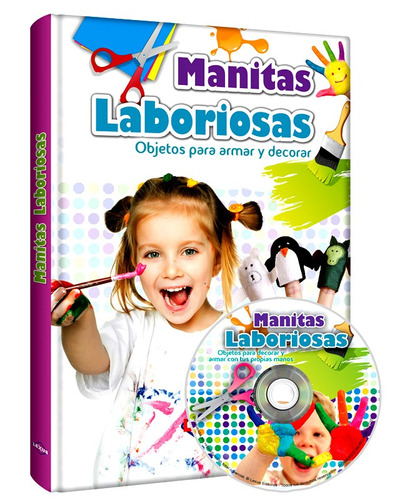 Libro Manitas Laboriosas Manualidades Para Niños + Dvd