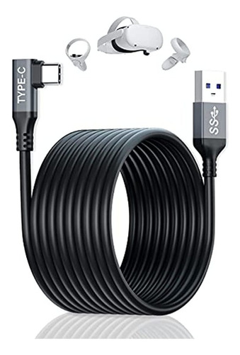 Cable Usb De 16 Pies Para Auriculares Oculus Quest Vr