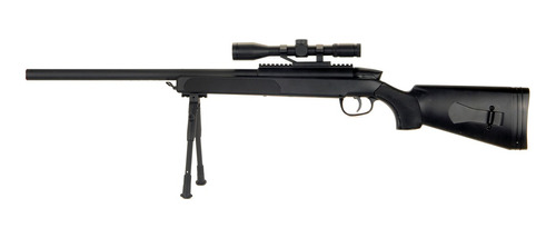 Rifle Sniper Airsoft Cyma Zm51 Bolt Action C/ Mira Y Soporte