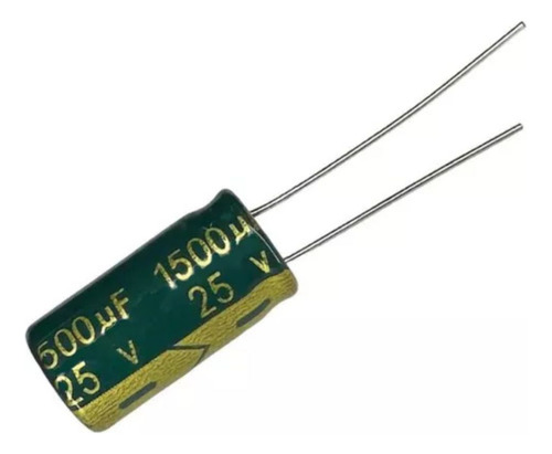 Capacitor Eletrolitico 1500x25v - 1500 Uf X 25v Pci