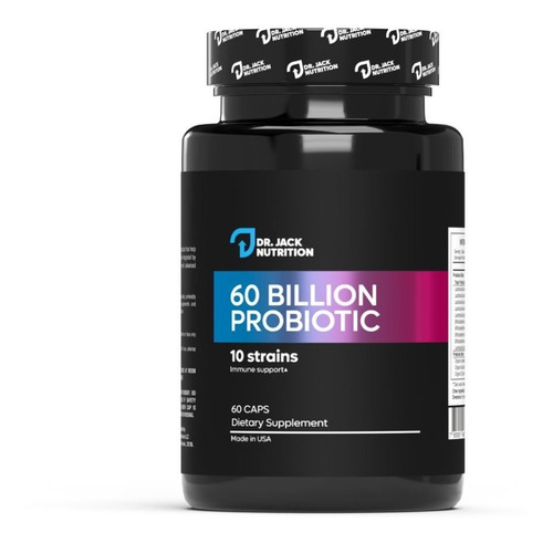 60 Billion Probiotic - 60 Capsulas | Dr Jack Nutrition