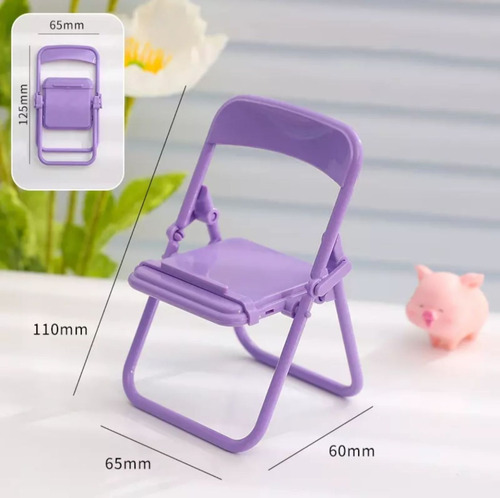 50 Mini Soporte Portátil Para Teléfono Móvil, Silla Plegable