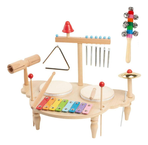 Wj1 Juego De Batería De Xilófono, Juguetes Musicales Para