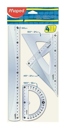 Juego De Geometría | 30 Cm | Maped