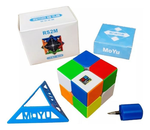 Rs2m Cubo Rubik Magnético 2x2 Moyu Speedcube Original