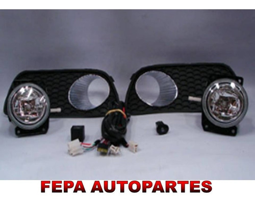 Kit Faros Auxiliares Antinieblas Fiat Palio Ii 04 / 10 1.8