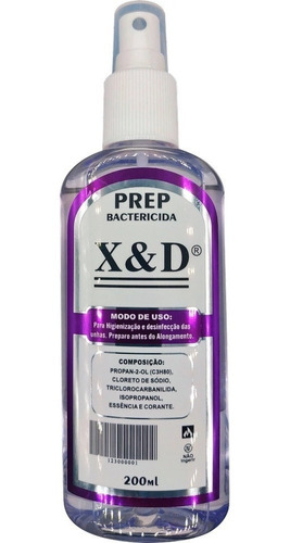 Preb Bactericida Limpa Protege Higieniza Para Unha Gel X&d