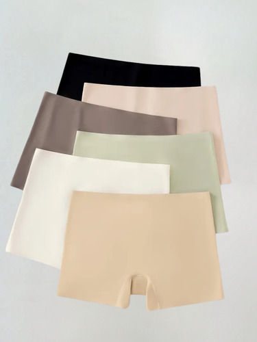 Kit 5 Calcinhas Shortinho Boxer Sem Costura Corte Laser