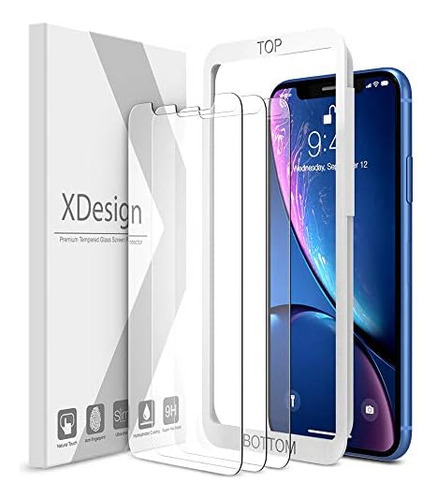 Pantalla Cristal Diseñado Para iPhone XR 2018 Vidrio Templad