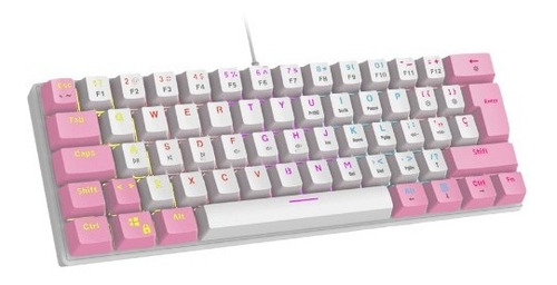 Imagen 2 de 7 de Teclado Mecánico Gamer 60% Ocelot Creators Ergonómico Rgb
