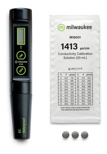 Imagen 4 de 5 de Medidor De Conductividad Impermeable Milwaukee C66