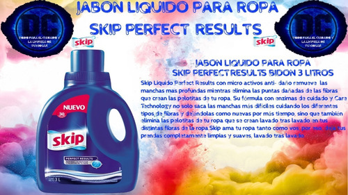 Jabon Liquido Skip Perfect Result Bidon 3 Litros-30 Lavados