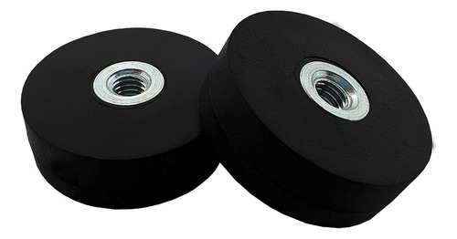 Fixador Magnético Emborrachado 22mm Rosca Fêmea M4 5 Uni