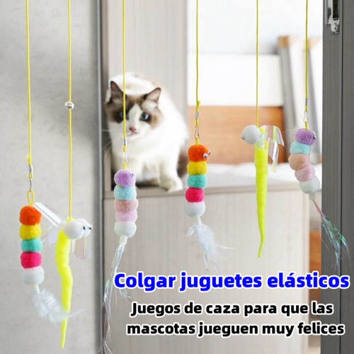 2 Unid.caza Cuerda Elástica Juguetes Para Mascotas, Gatos