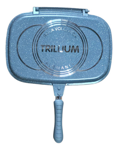 Sarten Doble 36cm Flip Antiadherente Reversible Premium Gris