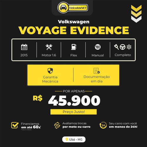Volkswagen Voyage Evidence 1.6 Total Flex 8V 4p