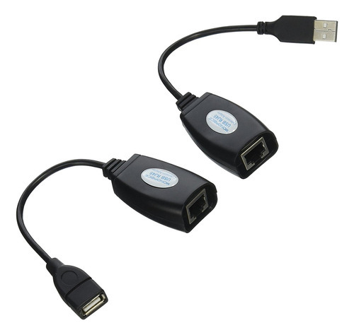 Usb Extender Extensor Extension Cat5/6 Rj45 40 Mts Usb1.1