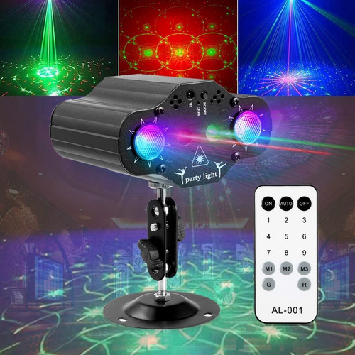 Mini Proyector Holográfico Láser Fiesta Dj Light Iluminación