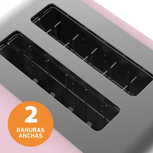 Imagen 5 de 10 de Tostadora Peabody Pe-t387 2 Ranuras 1050 Watts