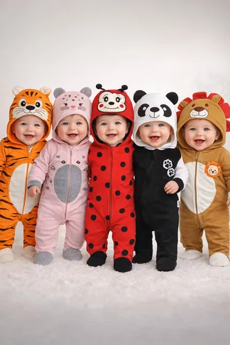 Macacão De Bebê Fantasia Menino Menina 100% Algodão Safari Leão Rn (0-1 Mes)