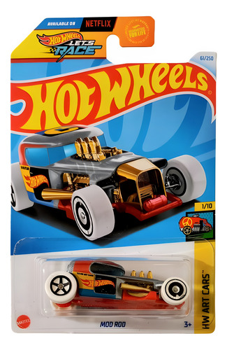 Mod Rod Gris Hot Wheels E24 Tarjeta Americana
