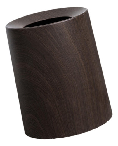 Papelera De Grano De Madera, Papelera De Moda, Cesta Nogal