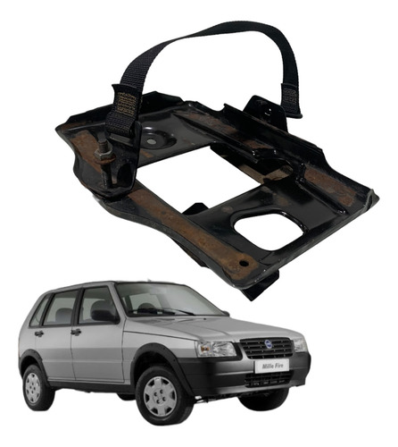 Suporte Caixa De Bateria Regulavel Fiat Uno Fire 2008 Usado