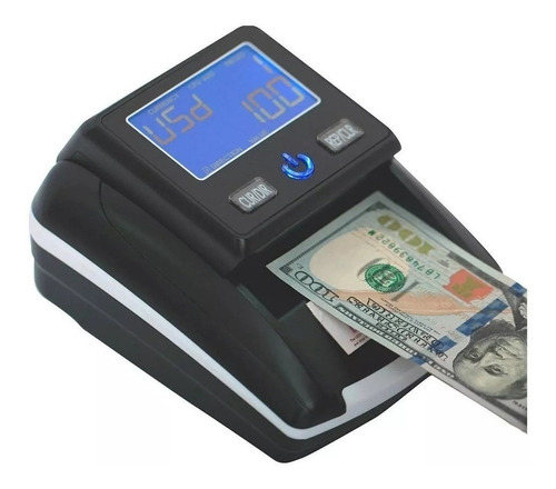 Máquina Detectora De Billetes Falsos Portatil Dólares Euros 