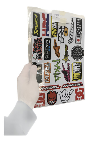 Calcomanias/stickers Plancha Hoja A4 Personalizado Laminado