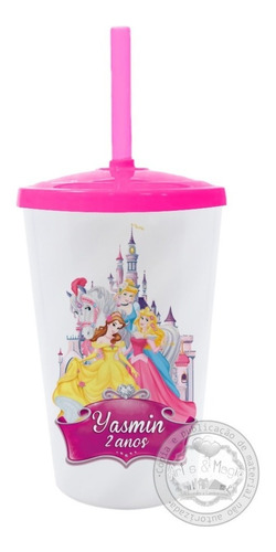 Imagem 1 de 1 de Copo Twister Personalizado Princesas