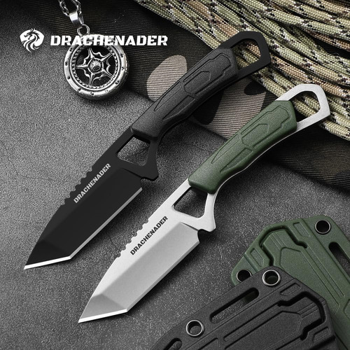 Drachenader Cuchillo Para El Cuello, Tanto Pequeño Cuchillo