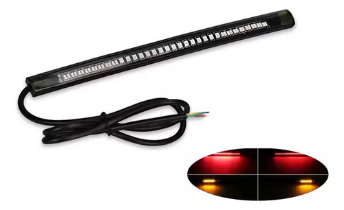 Tira Led Luz Stop Giros Guiños Universal Moto Pro